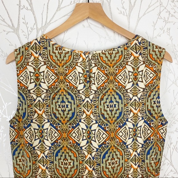 FOREVER-21 Southwest Medallion Print Mini Dress M - Picture 5 of 11